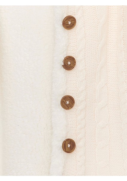 Lcw Baby Bej Kız Bebek Triko Hırka modelleri