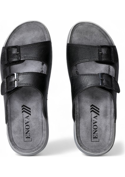 Şık ve Ortopedik Erkek Terlik – Ev & Dış Mekan