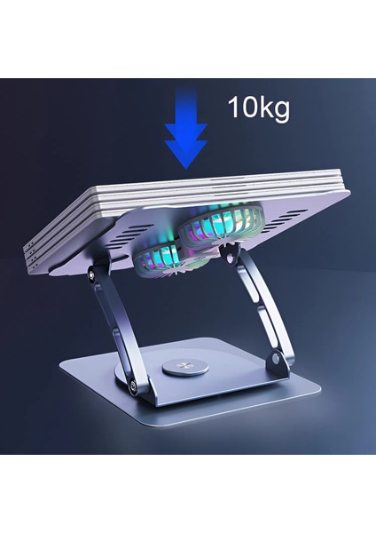 Notebook Macbook Laptop Standı - Çift Soğutma Fanlı Laptop Standı modelleri