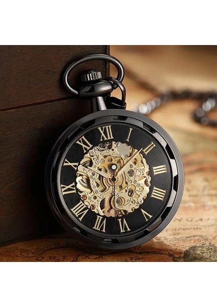 Köstekli Saat Kurmalı Siyah Renk 710032