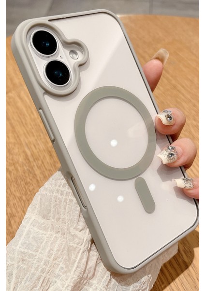 Apple Iphone 17 Uyumlu Magsafe Kablosuz Şarj Özellikli Silikon Kapak Kılıf