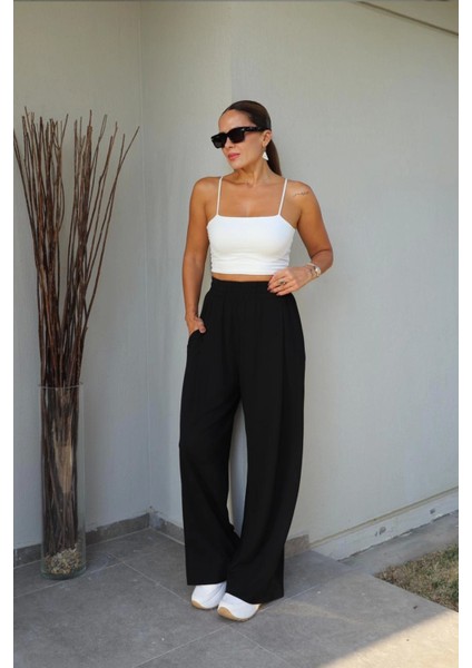 Siyah Tek Pile Eşofman