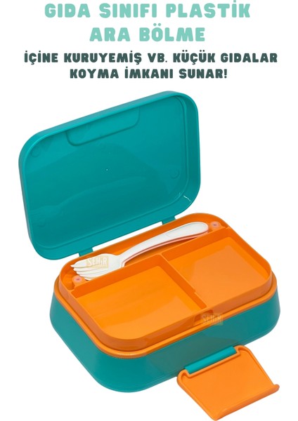 Bento 1030ML Lunchbox Yeni Koleksiyon Tek Katlı 3 Bölmeli Pp Plastik Sefer Tası Yemek Kutusu fırsatları
