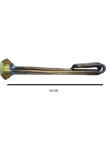 Bakır Rezistans 1 1/4 2000W 30CM 8,5mm 220V Kıvrık (Ince Diş) modelleri