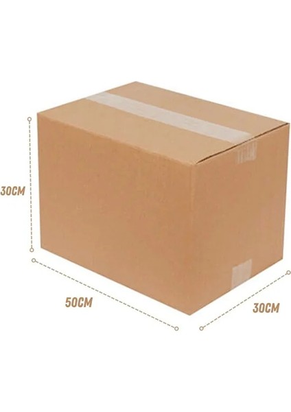 5'li Karton Koli Kutu Boş Karton 50X30X30 Küçük Boy Çift Oluklu modelleri
