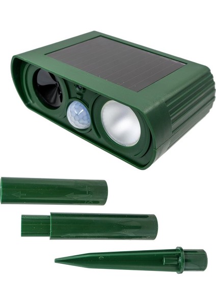 6415 Ultrasonik Güneş Enerjili Kedi Köpek Yabani Hayvan Kovucu