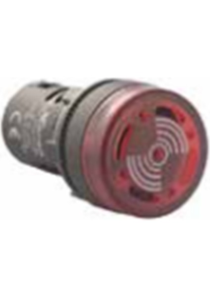 XBZ-22K 22MM 220V Ac/dc Ledli Kırmızı Sesli Plaşörlü Buzzer