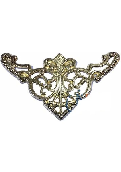 Dekoratif Köşe Süsü, Köşelik - Büyük, 31X55MM, Sarı, 1 Adet