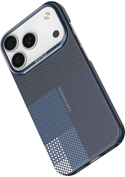 iPhone 17 Pro Max Uyumlu Kılıf M-Safe Şarjlı Aramid Skin Transform Serisi Kapak Mavi indirimleri