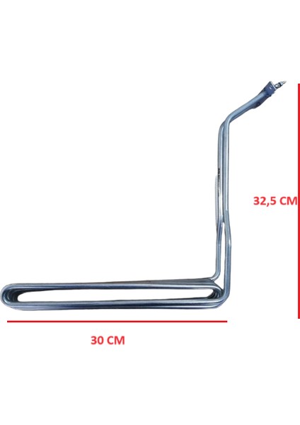 Rezistans Fritöz 5000W 30*32,5cm 8,5mm 380V Cr-Nı