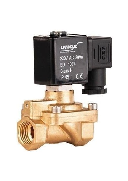 Kompresör Selenoid Valf Unox 220V 1/2'' 0,5-16 Bar N.k.