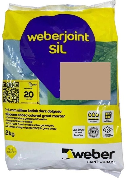 Weber Joint Sil 411 Göreme Bej Derz Dolgu 2 kg
