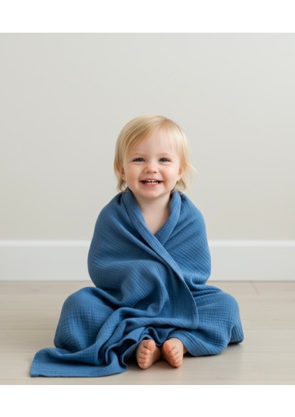 %100 Pamuk, 2 Katlı Müslin Örtü