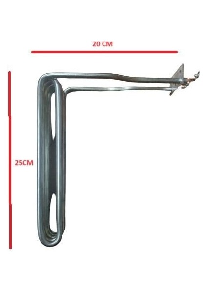Rezistans Fritöz Bükümlü 3500W 20*25CM 8,5mm 220V (R4013) fiyatları