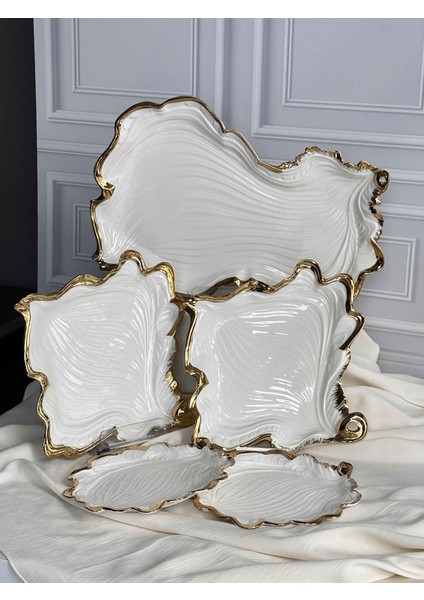 Albero Servis Sunum Seti 5 Parça