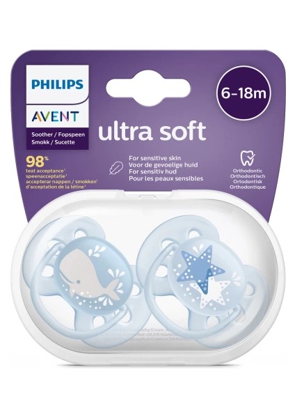 Bfs Avent Ultra Soft Emzik 6-18 Ay Erkek