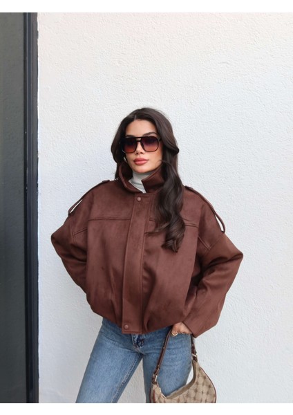 Süet Görünümlü Bomber Ceket fırsatları