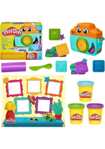 Bfs G0502 Play-Doh Eğlenceli Fotoğrafçi Başlangıç Seti+3 Yaş modelleri