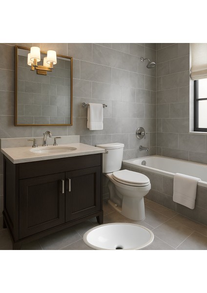 Hilton Oval Tezgah Altı Lavabo 37X47 cm 5017 fiyatları