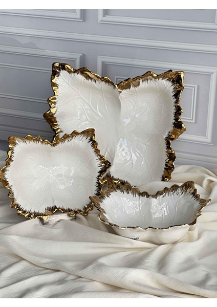 Albero Servis Sunum Kase Seti 3 Parça