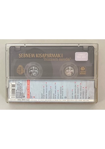Şebnem Kısaparmak Hüzzam Sevda Kaset (Orijinal Dönem Baskı Kaset) fiyatları
