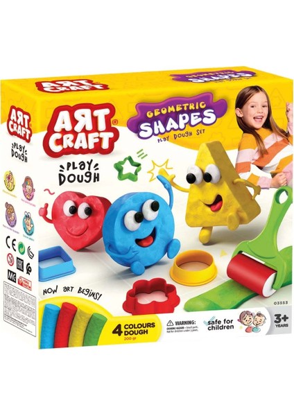 Bfs Art Craft Geometrik Şekiller Oyun Hamuru Seti 11 Parça