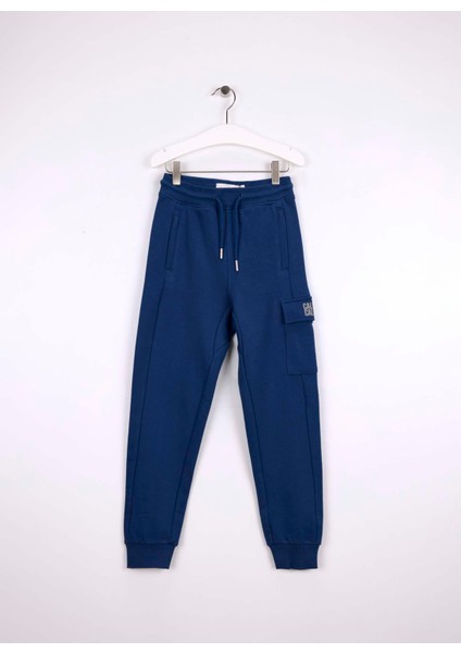 Lastikli Paça Mavi Erkek Çocuk Eşofman Altı IB0IB02522C3I