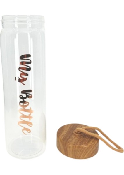 My Bottle 550 ML Gold Bambu Kapaklı Borosilikat Cam Matara fırsatları