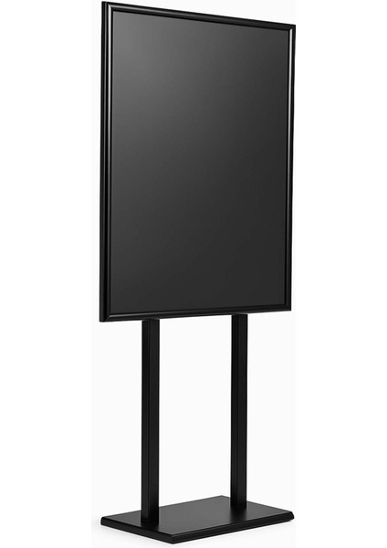 Çift Taraflı Sac Taban Info Pano Ayaklı Poster Pano Gri B2 (50X70) fiyatları