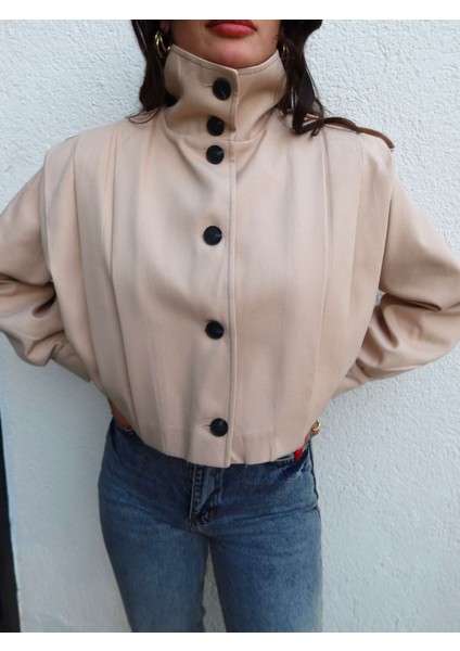 Dik Yaka Apoletli Ceket modelleri