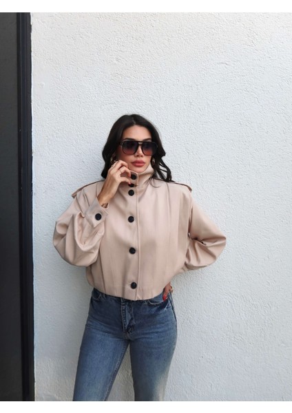 Dik Yaka Apoletli Ceket fırsatları