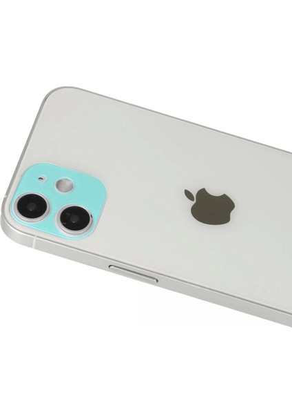 Bfs iPhone 12 Rainbow Kamera Lens Koruma Cam - Yeşil