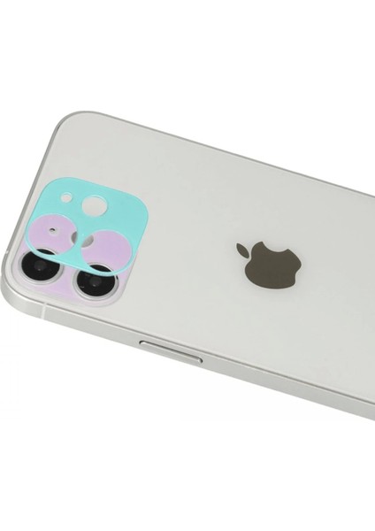 Bfs iPhone 12 Rainbow Kamera Lens Koruma Cam - Yeşil fiyatları