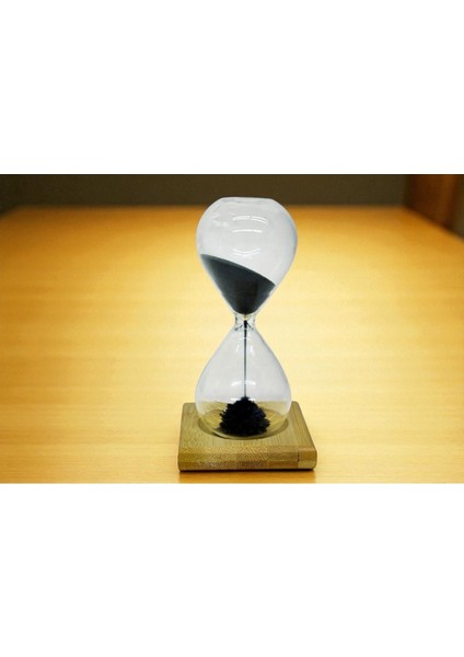 Manyetik Kumlu Kum Saati (Manyetik Zaman Saati / Ferrofluid Hourglass) Vip