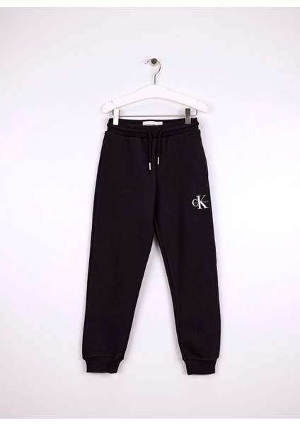 Lastikli Paça Siyah Erkek Çocuk Eşofman Altı IU0IU00713BEH