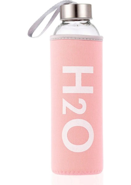 H2o Peluş Kılıflı Cam Matara - Mix