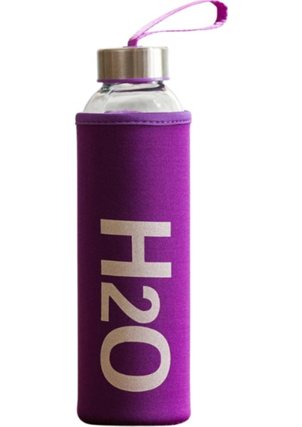 H2o Peluş Kılıflı Cam Matara - Mix