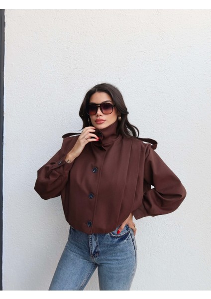 Dik Yaka Apoletli Ceket fiyatları