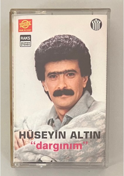 Hüseyin Altın Dargınım Kaset (Orijinal Dönem Kağıt Baskı Kaset)