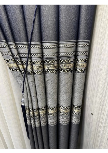 Nivemeshome Atlantik FJ614294 V-502 1/3 Sık Pileli Fon Perde Apm