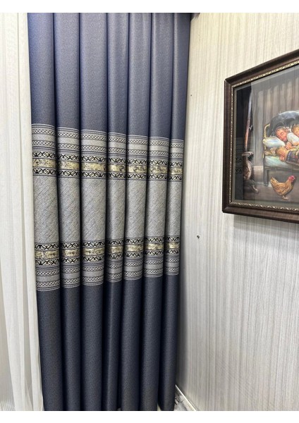 Nivemeshome Atlantik FJ614294 V-502 1/3 Sık Pileli Fon Perde Apm