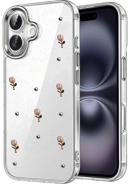 Bfs Apple iPhone 16 Plus Fiyonk Desenli Kapak - Desen 5