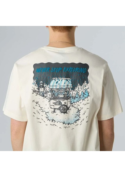 U Powder Days Relaxed S/s Tee-Graphıc Erkek Tişört NF0A8E4DQLI1 fırsatları