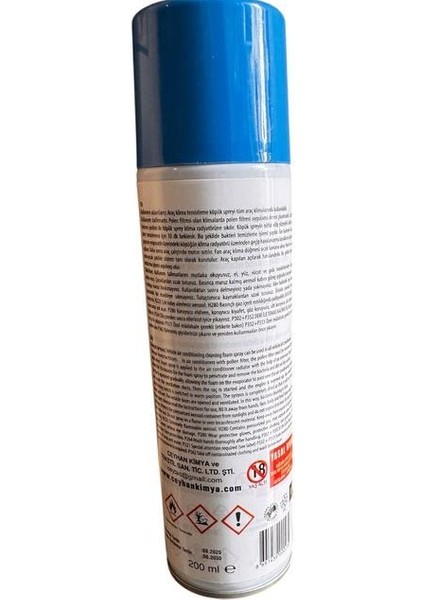 Klima Temizleme Spreyi 200 ml fiyatları
