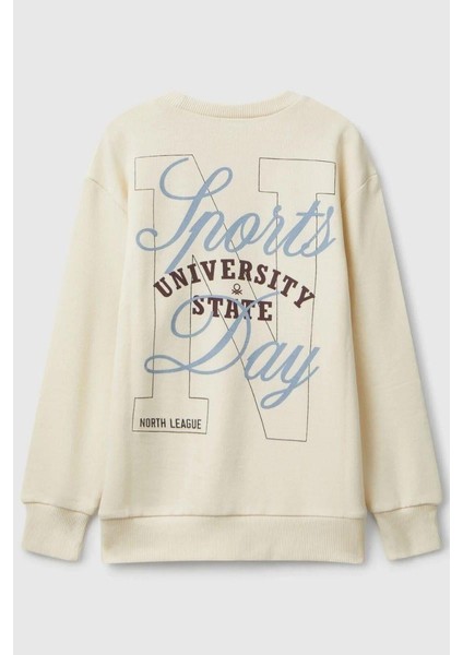 Erkek Çocuk 3J68C10QK-25K Sweatshirt Bej fiyatları