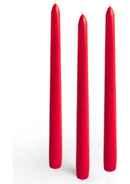 Şamdan Mumu 3lü Set 25 cm