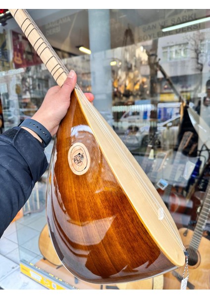 Kısa Sap Yarı Profesyonel Ceviz Bağlama 41 Tekne Jak Girişli