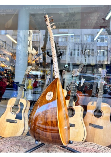 Kısa Sap Yarı Profesyonel Ceviz Bağlama 41 Tekne Jak Girişli modelleri