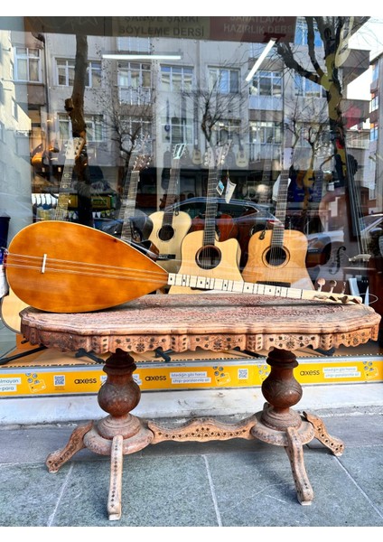 Kısa Sap Yarı Profesyonel Ceviz Bağlama 41 Tekne Jak Girişli