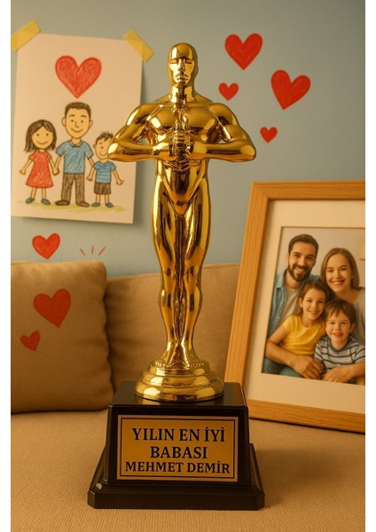 Sevgiliye Eşe En Iyi Babaya sevdiklerinize Hediye Isime Kişiye Özel Ödül Biblo Yılın En Iyi Babası fiyatları